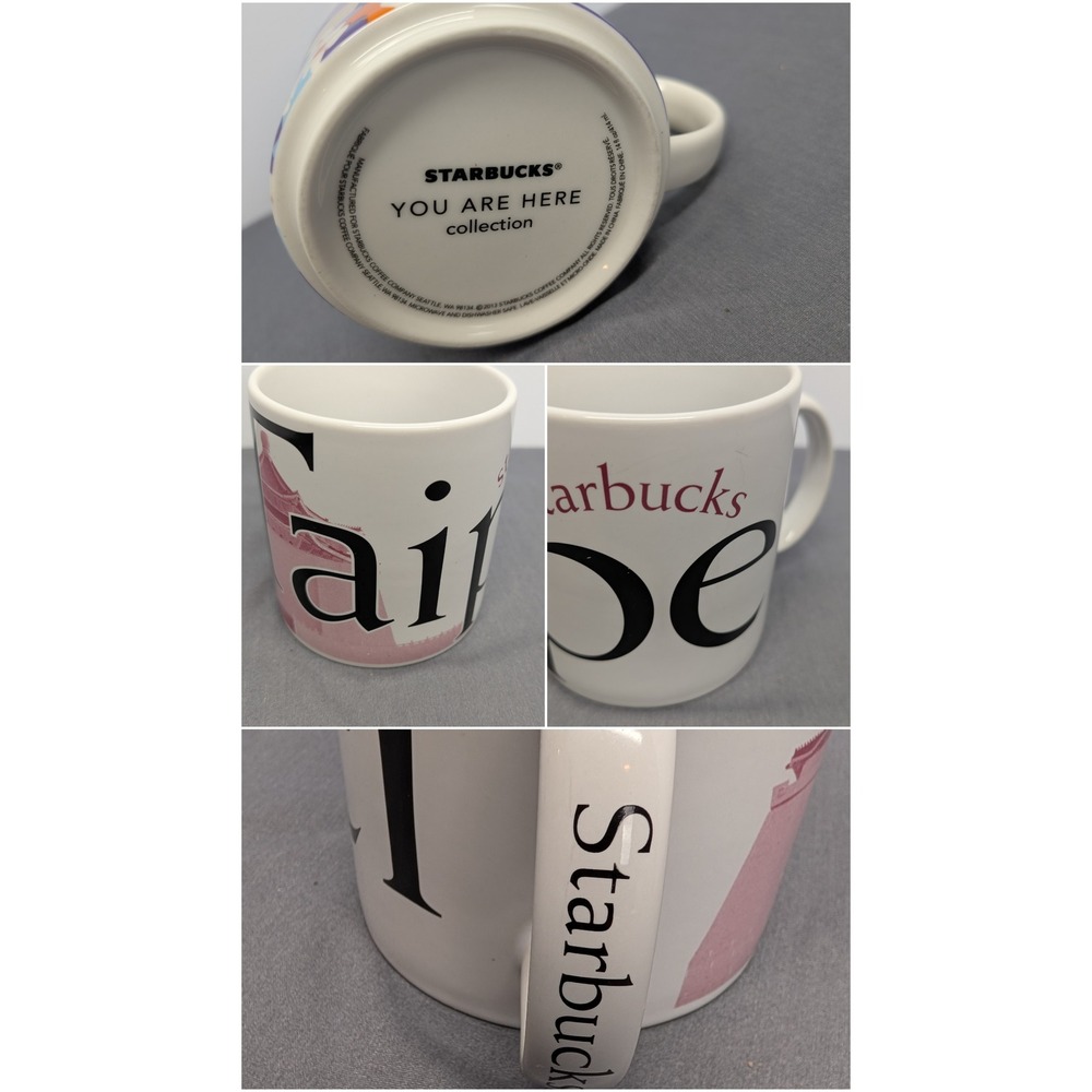 Starbucks Taipei City Mug 2001 Collector Series 16oz  Ceramic Cup